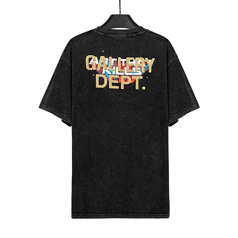 GALLERY. DEPT new short-sleeved T-shirt Style number: D2282P110 Color: Black Size: S M L XL